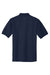 Port Authority K500/TLK500/K500ES Mens Silk Touch Wrinkle Resistant Short Sleeve Polo Shirt Navy Blue Flat Back