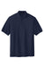 Port Authority K500/TLK500/K500ES Mens Silk Touch Wrinkle Resistant Short Sleeve Polo Shirt Navy Blue Flat Front