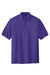 Port Authority K500/TLK500/K500ES Mens Silk Touch Wrinkle Resistant Short Sleeve Polo Shirt Purple Flat Front