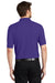 Port Authority K500/TLK500/K500ES Mens Silk Touch Wrinkle Resistant Short Sleeve Polo Shirt Purple Model Back