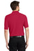 Port Authority K500/TLK500/K500ES Mens Silk Touch Wrinkle Resistant Short Sleeve Polo Shirt Red Model Back
