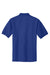 Port Authority K500/TLK500/K500ES Mens Silk Touch Wrinkle Resistant Short Sleeve Polo Shirt Royal Blue Flat Back