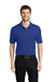 Port Authority K500/TLK500/K500ES Mens Silk Touch Wrinkle Resistant Short Sleeve Polo Shirt Royal Blue Model Front