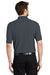 Port Authority K500/TLK500/K500ES Mens Silk Touch Wrinkle Resistant Short Sleeve Polo Shirt Steel Grey Model Back