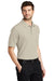 Port Authority K500/TLK500/K500ES Mens Silk Touch Wrinkle Resistant Short Sleeve Polo Shirt Stone Model 3q