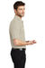 Port Authority K500/TLK500/K500ES Mens Silk Touch Wrinkle Resistant Short Sleeve Polo Shirt Stone Model Side