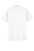 Port Authority K5200 Mens Silk Touch Performance Moisture Wicking Short Sleeve Polo Shirt White Flat Back