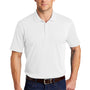 Port Authority Mens Silk Touch Performance Moisture Wicking Short Sleeve Polo Shirt - White