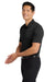 Port Authority K540/TLK540 Mens Silk Touch Performance Moisture Wicking Short Sleeve Polo Shirt Black Model Side