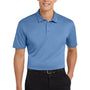 Port Authority Mens Silk Touch Performance Moisture Wicking Short Sleeve Polo Shirt - Carolina Blue