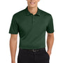 Port Authority Mens Silk Touch Performance Moisture Wicking Short Sleeve Polo Shirt - Dark Green