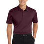 Port Authority Mens Silk Touch Performance Moisture Wicking Short Sleeve Polo Shirt - Maroon