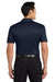 Port Authority K540/TLK540 Mens Silk Touch Performance Moisture Wicking Short Sleeve Polo Shirt Navy Blue Model Back