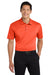 Port Authority K540/TLK540 Mens Silk Touch Performance Moisture Wicking Short Sleeve Polo Shirt Neon Orange Model Front