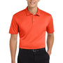 Port Authority Mens Silk Touch Performance Moisture Wicking Short Sleeve Polo Shirt - Neon Orange