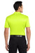Port Authority K540/TLK540 Mens Silk Touch Performance Moisture Wicking Short Sleeve Polo Shirt Neon Yellow Model Back