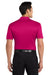 Port Authority K540/TLK540 Mens Silk Touch Performance Moisture Wicking Short Sleeve Polo Shirt Raspberry Pink Model Back