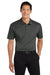 Port Authority K540/TLK540 Mens Silk Touch Performance Moisture Wicking Short Sleeve Polo Shirt Steel Grey Model Front