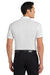Port Authority K540/TLK540 Mens Silk Touch Performance Moisture Wicking Short Sleeve Polo Shirt White Model Back