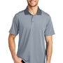Port Authority Mens Performance Moisture Wicking Short Sleeve Polo Shirt - White/Shadow Grey - Closeout