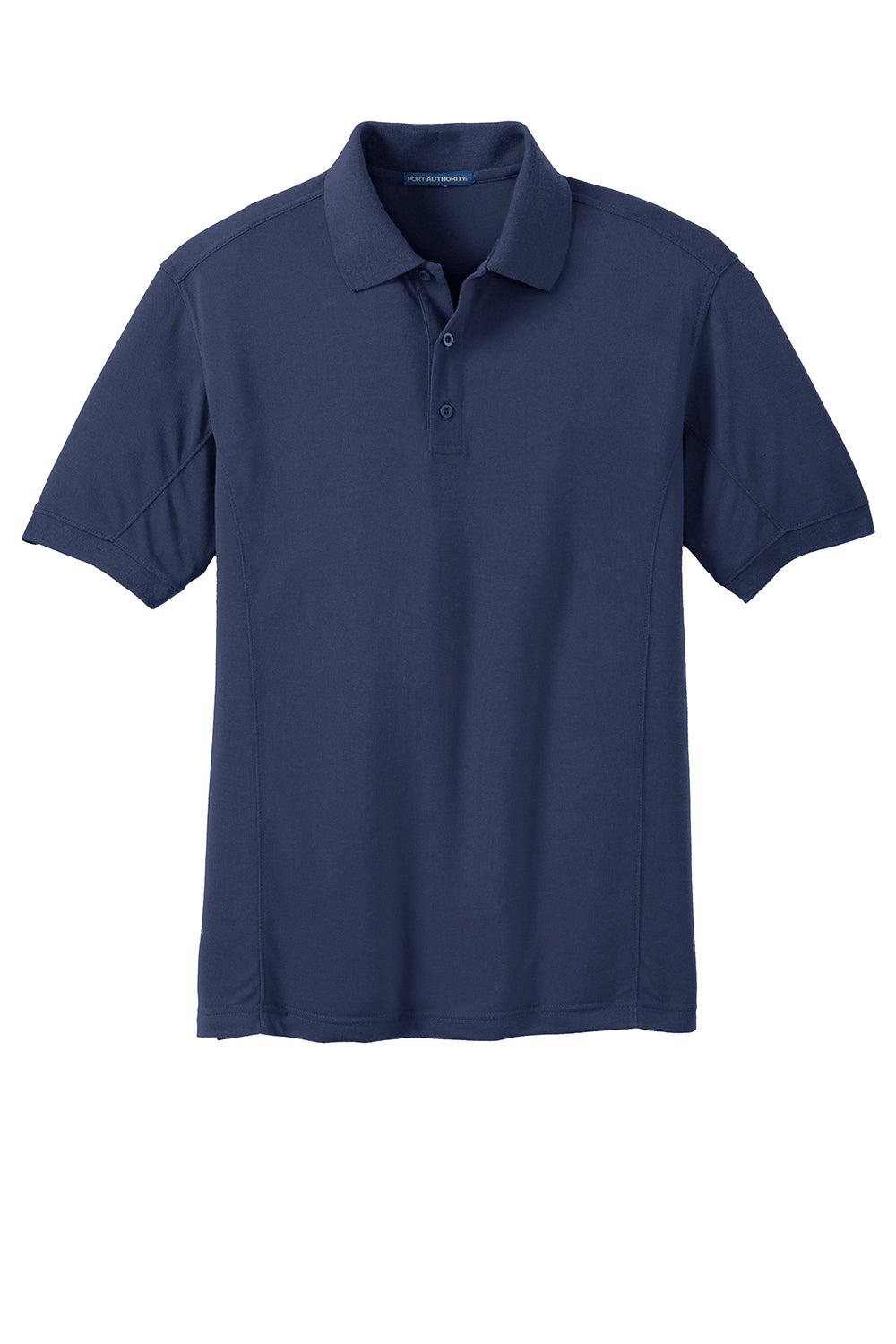 Port Authority K567 Mens 5-1 Performance Moisture Wicking Short Sleeve Polo Shirt True Navy Blue Flat Front