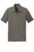 Port Authority K568 Mens Cotton Touch Performance Moisture Wicking Short Sleeve Polo Shirt Smoke Grey Flat Front