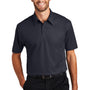 Port Authority Mens Dimension Moisture Wicking Short Sleeve Polo Shirt - Battleship Grey - Closeout