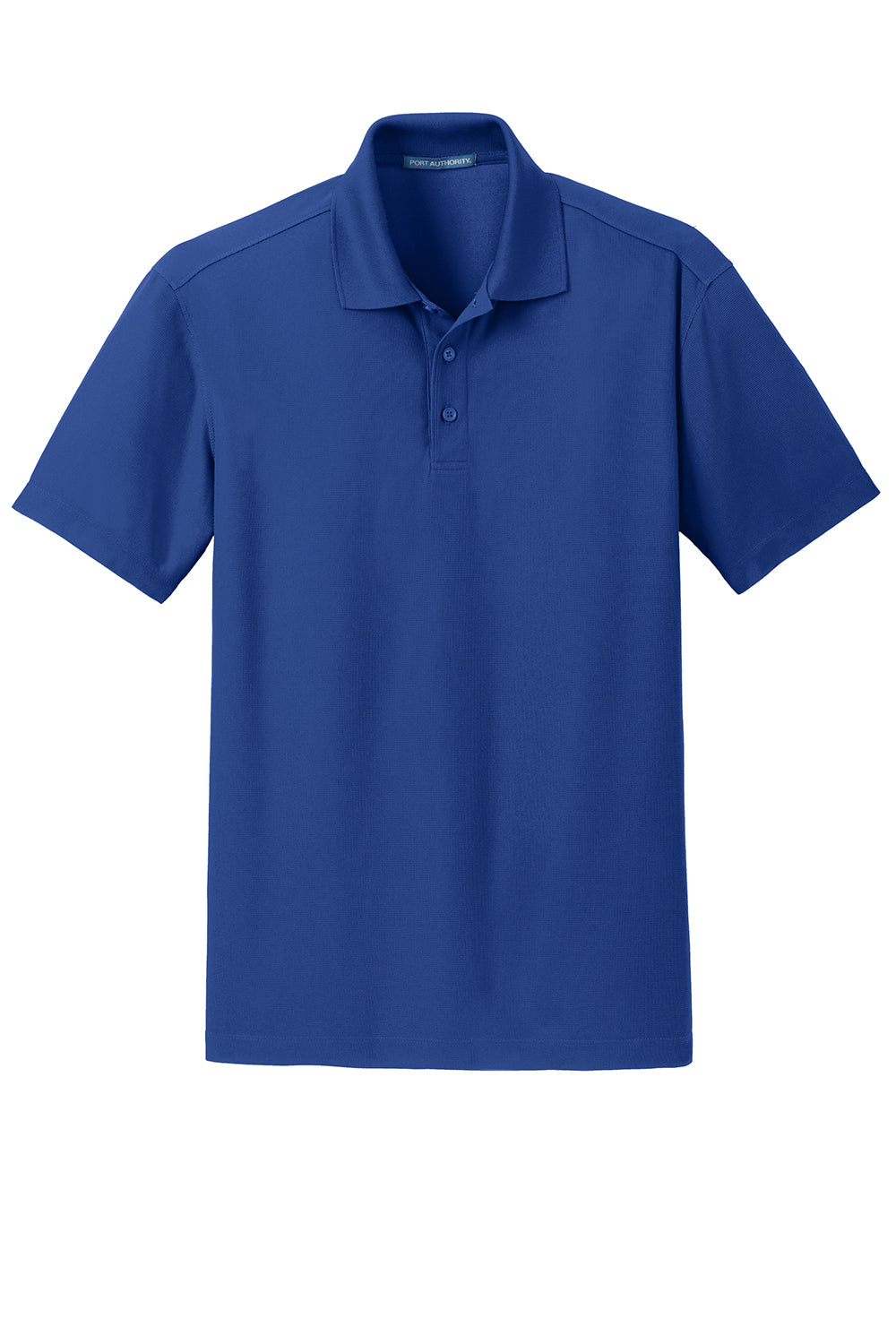 Port Authority K572 Mens Dry Zone Moisture Wicking Short Sleeve Polo Shirt True Royal Blue Flat Front