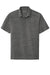 Port Authority K583 Mens Moisture Wicking Short Sleeve Polo Shirt Black/Thunder Grey Flat Front