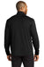 Port Authority K595 Mens Accord Stretch Fleece Moisture Wicking Full Zip Jacket Black Model Back