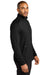 Port Authority K595 Mens Accord Stretch Fleece Moisture Wicking Full Zip Jacket Black Model Side
