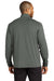 Port Authority K595 Mens Accord Stretch Fleece Moisture Wicking Full Zip Jacket Pewter Grey Model Back