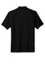 Port Authority K600 Mens EZPerformance Moisture Wicking Short Sleeve Polo Shirt Black Flat Back