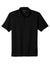 Port Authority K600 Mens EZPerformance Moisture Wicking Short Sleeve Polo Shirt Black Flat Front