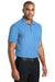 Port Authority K600 Mens EZPerformance Moisture Wicking Short Sleeve Polo Shirt Carolina Blue Model 3q