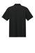 Port Authority K620 Mens Plaited Pique Short Sleeve Polo Shirt Deep Black Flat Back