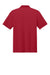 Port Authority K620 Mens Plaited Pique Short Sleeve Polo Shirt Rich Red Flat Back