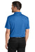 Port Authority K620 Mens Plaited Pique Short Sleeve Polo Shirt Strong Blue Model Back