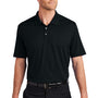 Port Authority Mens City Easy Care Moisture Wicking Short Sleeve Polo Shirt - Black