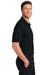 Port Authority K683 Mens City Easy Care Moisture Wicking Short Sleeve Polo Shirt Black Model Side