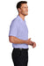 Port Authority K683 Mens City Easy Care Moisture Wicking Short Sleeve Polo Shirt Bright Lavender Purple Model Side
