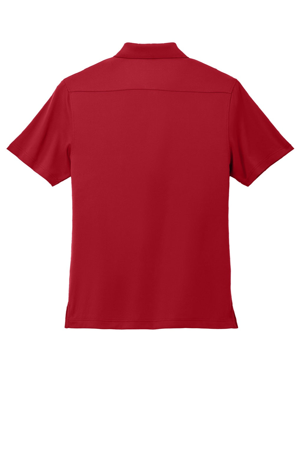 Port Authority K683 Mens City Easy Care Moisture Wicking Short Sleeve Polo Shirt Engine Red Flat Back