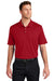 Port Authority K683 Mens City Easy Care Moisture Wicking Short Sleeve Polo Shirt Engine Red Model Front