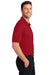 Port Authority K683 Mens City Easy Care Moisture Wicking Short Sleeve Polo Shirt Engine Red Model Side