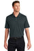 Port Authority K683 Mens City Easy Care Moisture Wicking Short Sleeve Polo Shirt Graphite Grey Model Front
