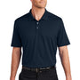 Port Authority Mens City Easy Care Moisture Wicking Short Sleeve Polo Shirt - River Navy Blue