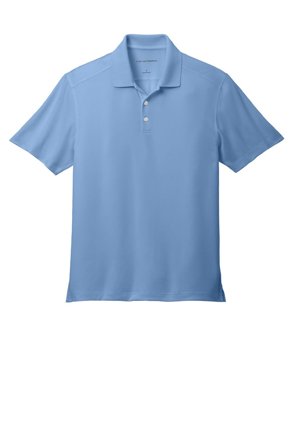Port Authority K683 Mens City Easy Care Moisture Wicking Short Sleeve Polo Shirt Swiss Blue Flat Front