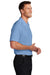 Port Authority K683 Mens City Easy Care Moisture Wicking Short Sleeve Polo Shirt Swiss Blue Model Side