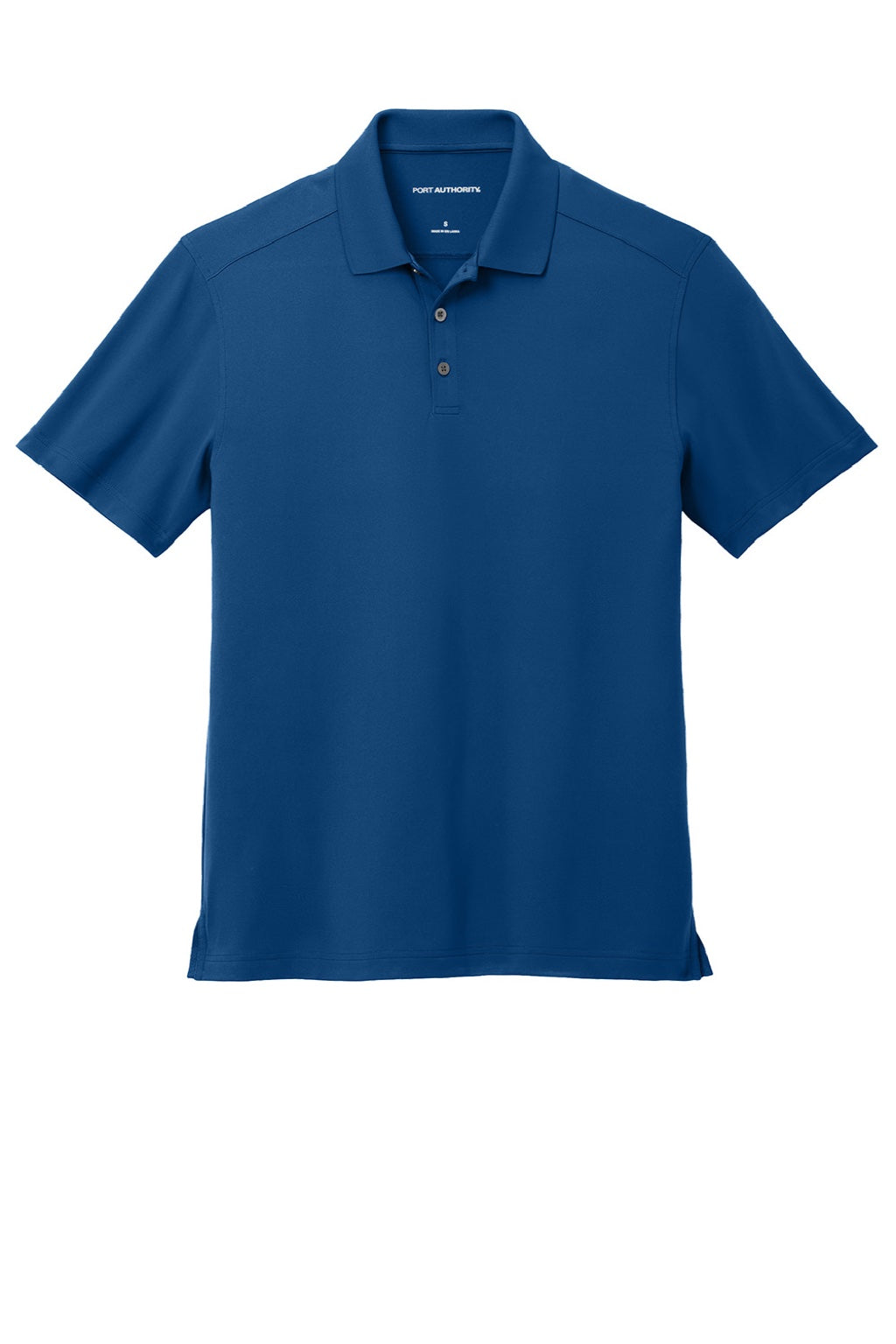 Port Authority K683 Mens City Easy Care Moisture Wicking Short Sleeve Polo Shirt True Blue Flat Front