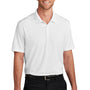 Port Authority Mens City Easy Care Moisture Wicking Short Sleeve Polo Shirt - White